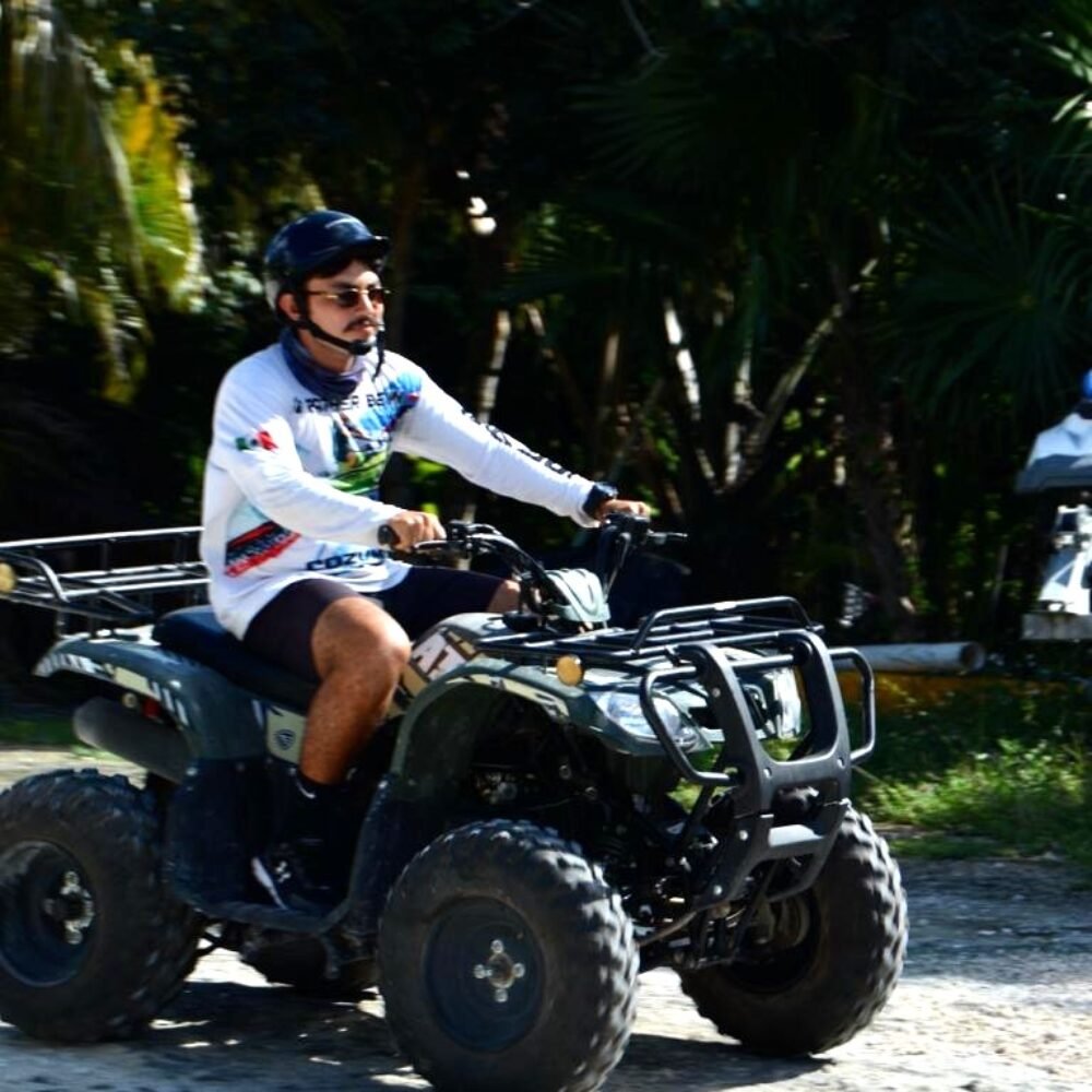 ATV tour of the island