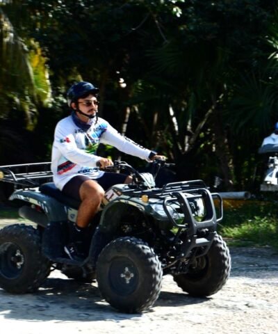ATV tour of the island