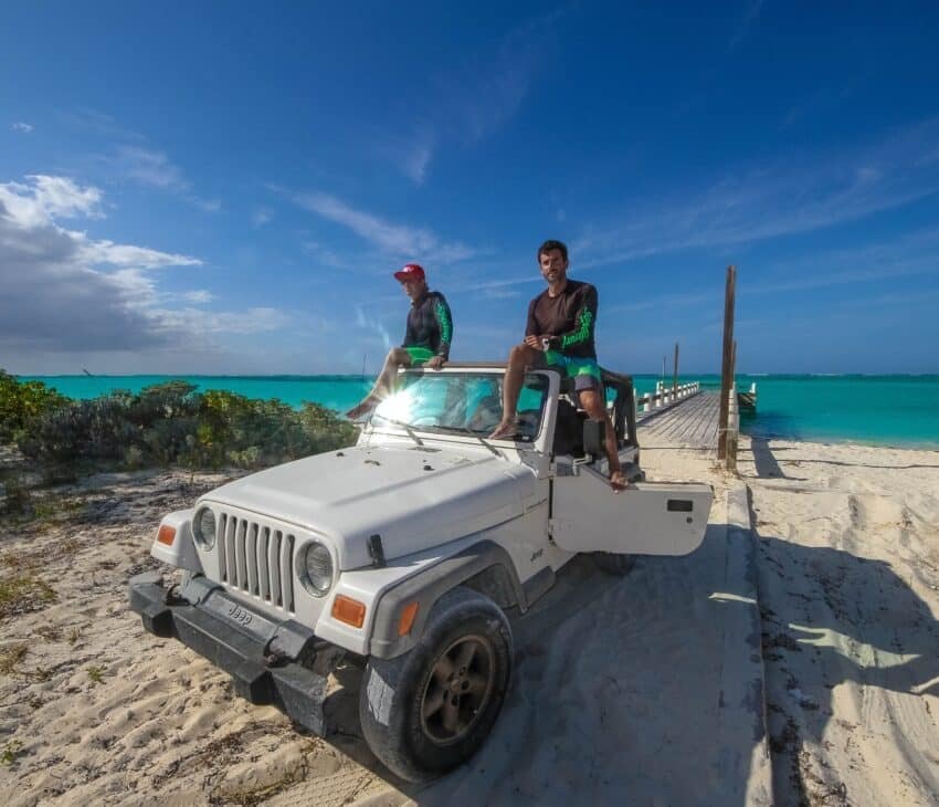 Take your jeep to Cozumel on a Day Trip using the car ferry.