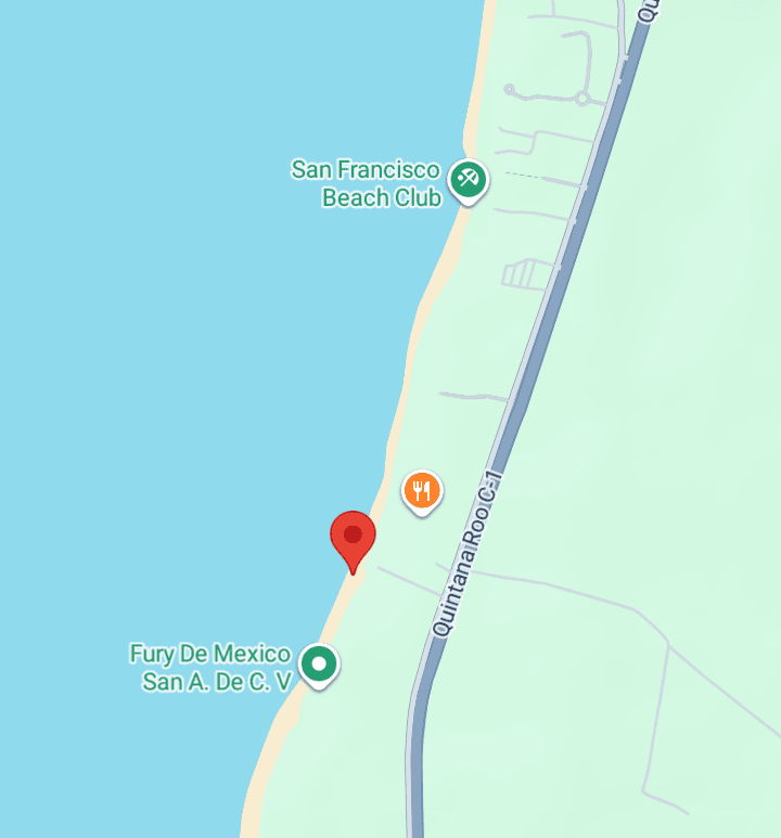 cozumel public beach San francisco – Jet Ski Cozumel Map image of public beach playa san francisco